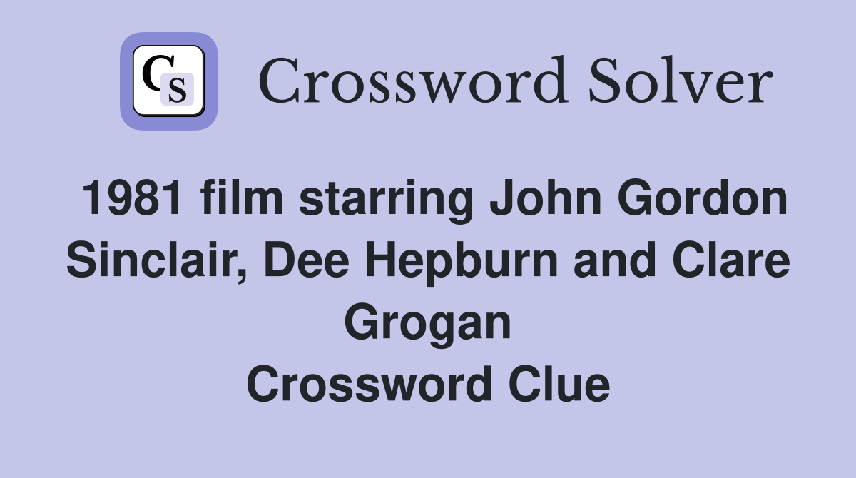 1981 film starring John Gordon Sinclair, Dee Hepburn and Clare Grogan